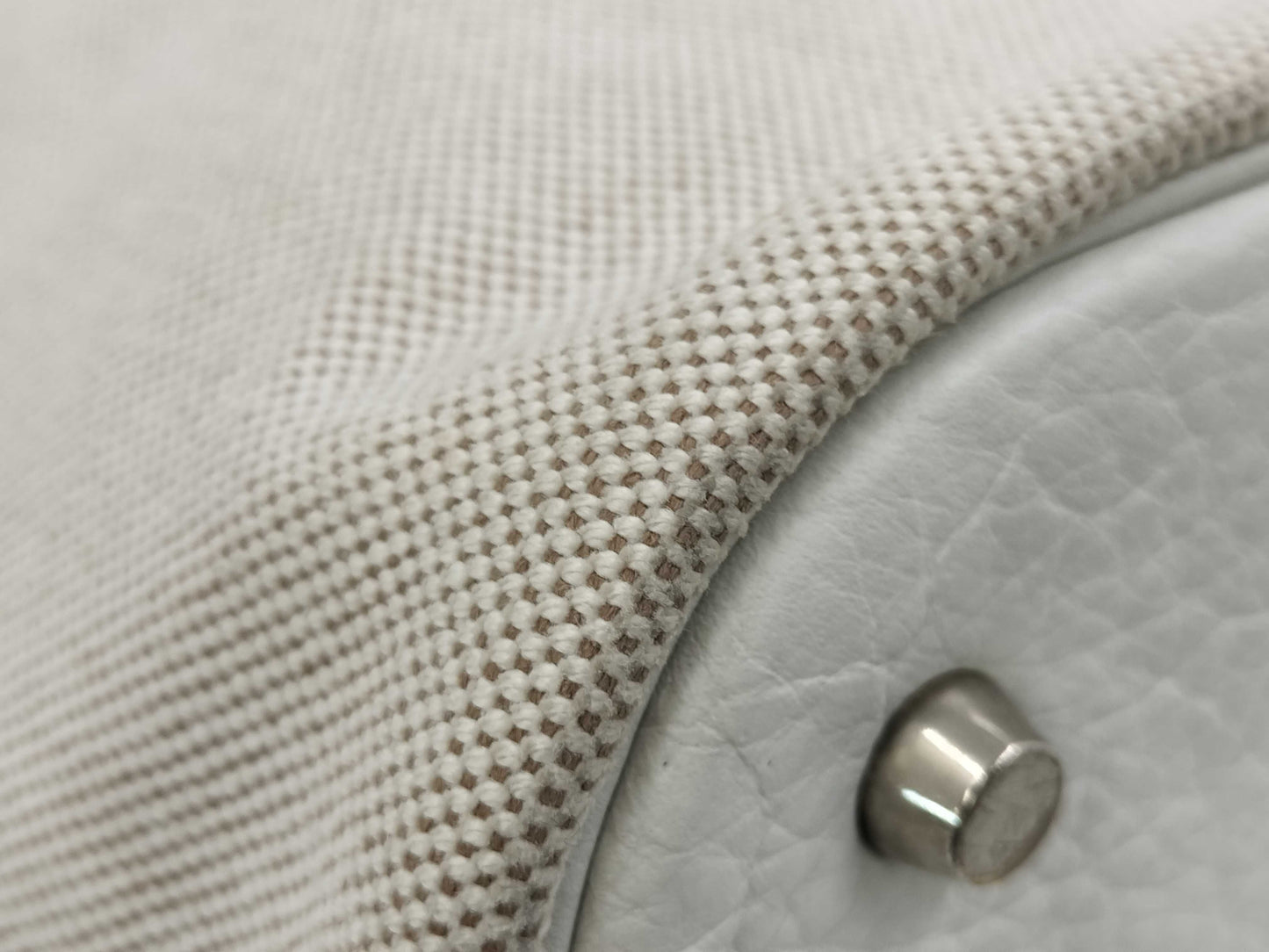 HERMES Picotin GM Handbag in Toile H with Silver Hardware