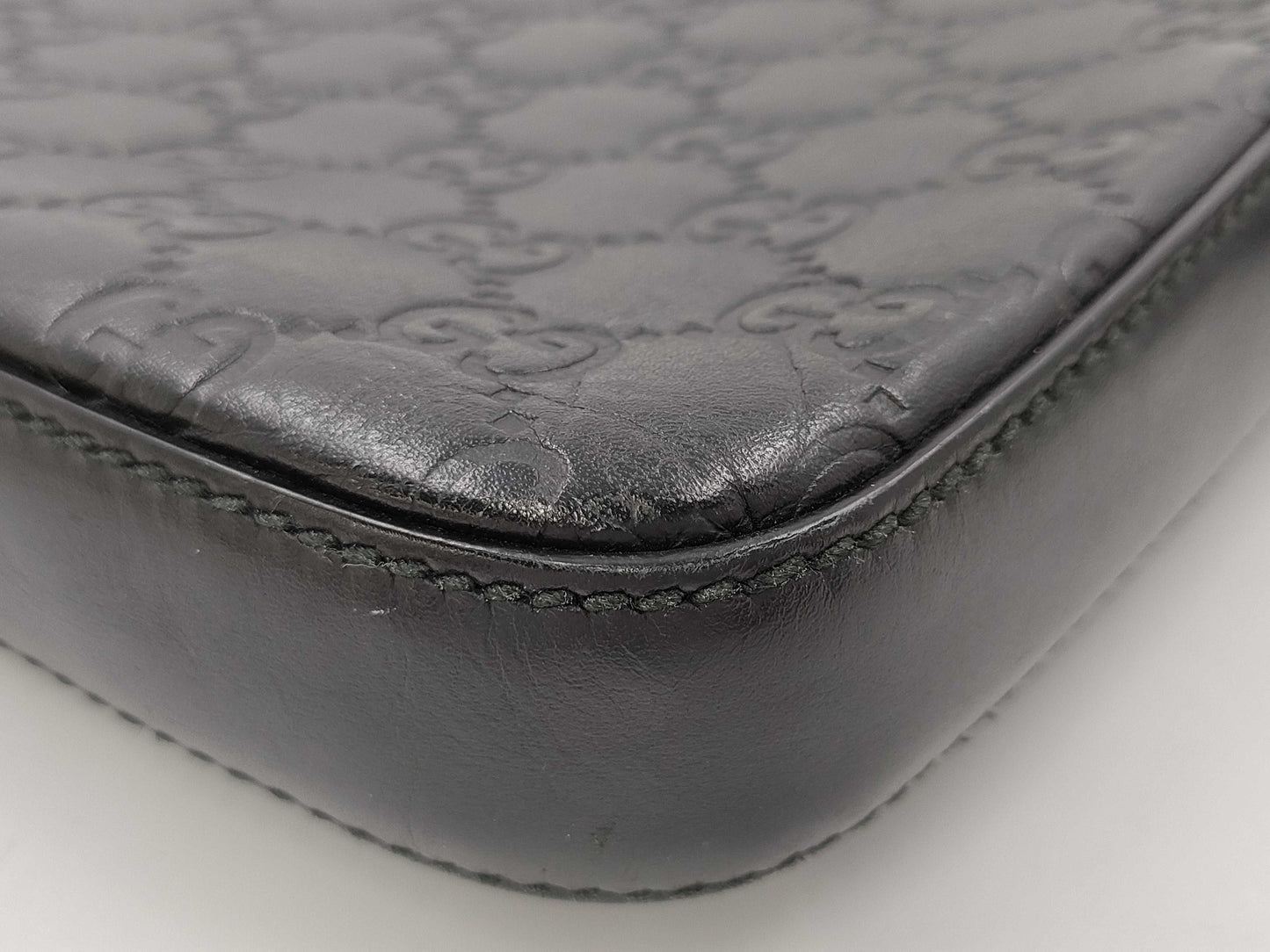 GUCCI Guccissima Gucci Shoulder Bag Black/Guccissima 406408 Shoulder Bag