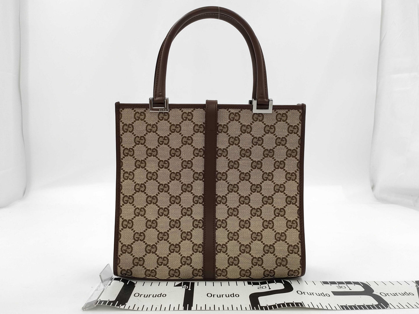 GUCCI Jackie Handbag Brown/GG Canvas 002・1065 Handbag
