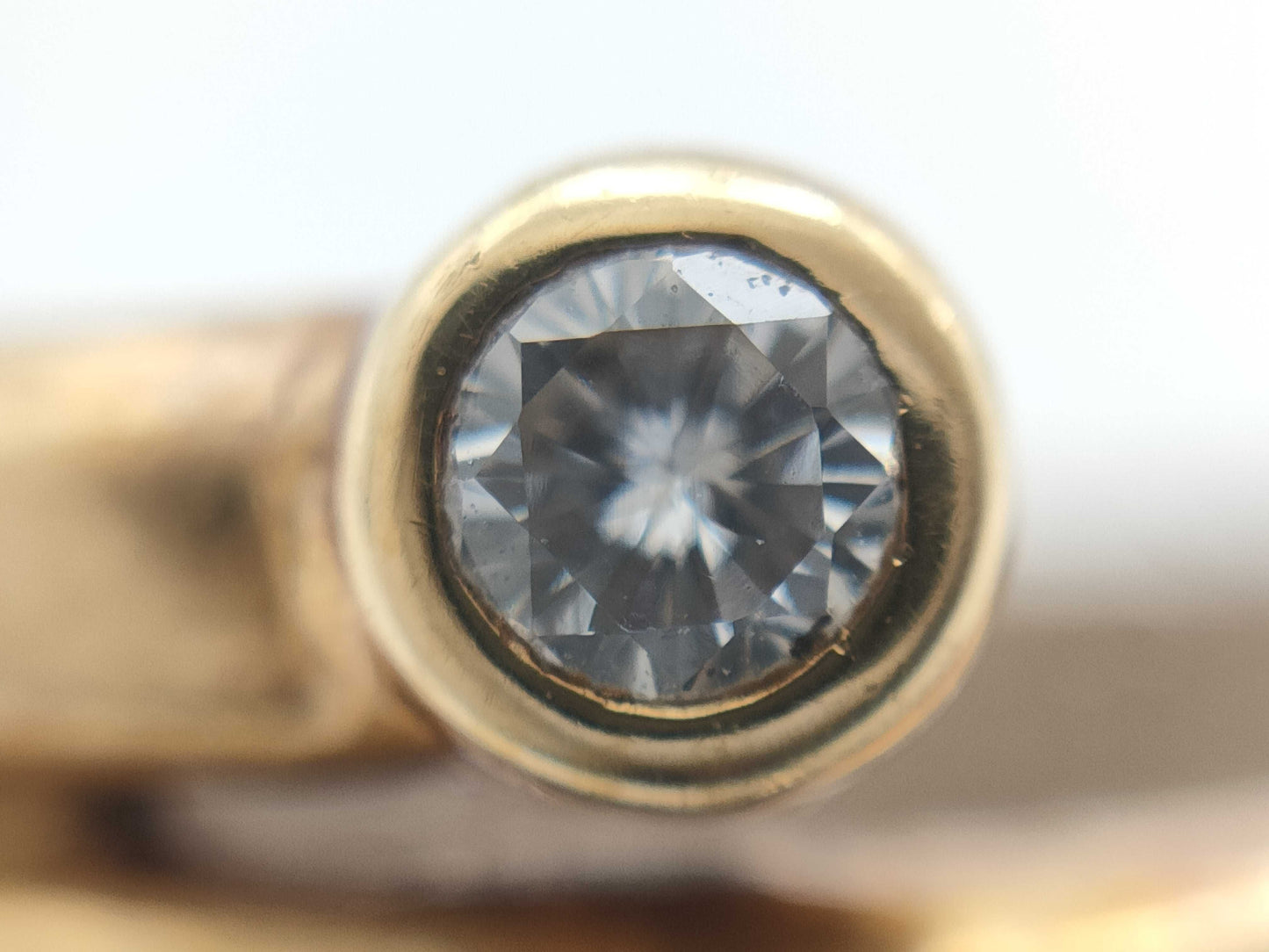 D0.18ct K18/PT900 5.2g Ring