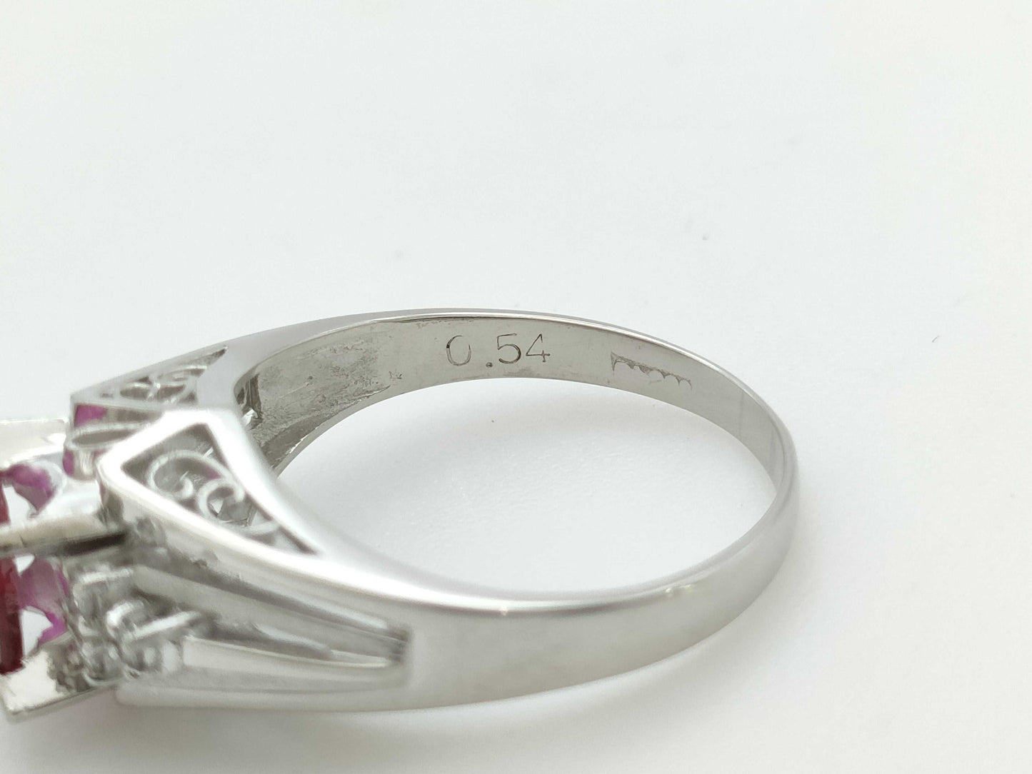R0.54ct D0.06ct PT900 4.2g Ring