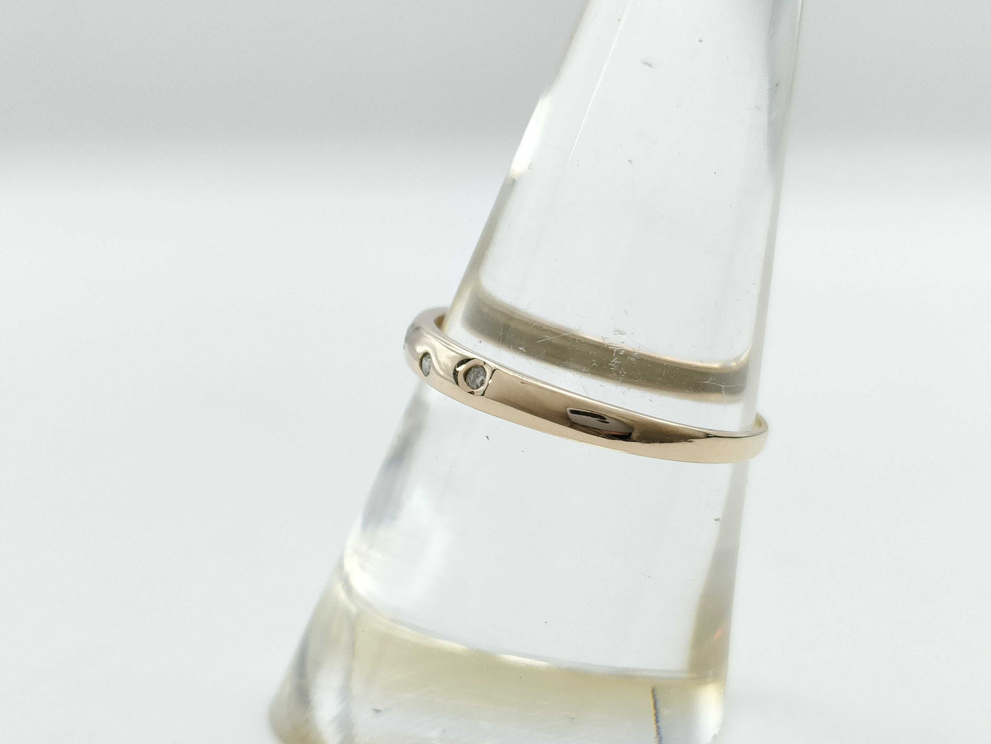 D0.06ct K10 0.9g Ring