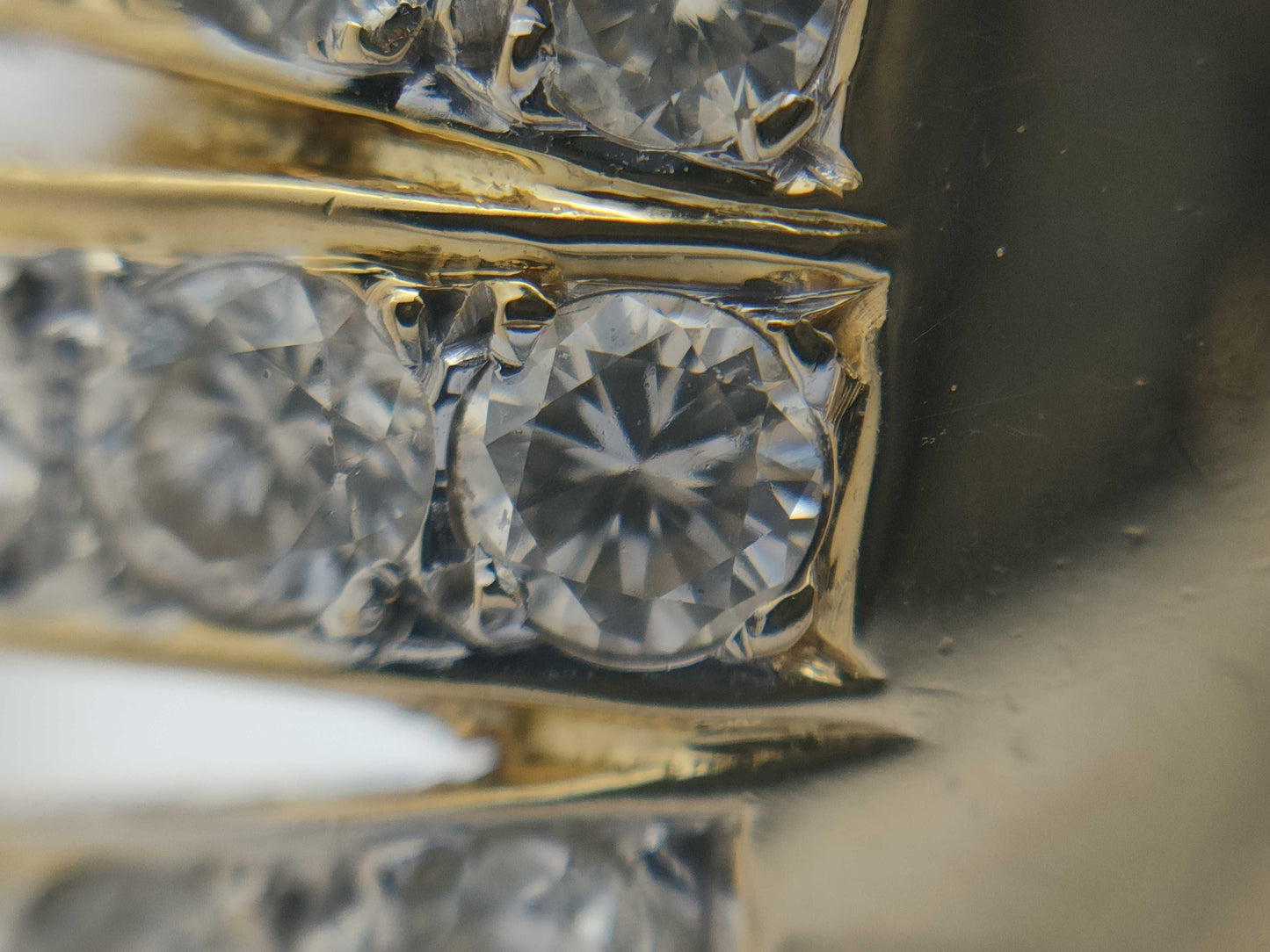 R1.17ct S1.00ct E0.60ct D2.42ct K18 12.6g Ring