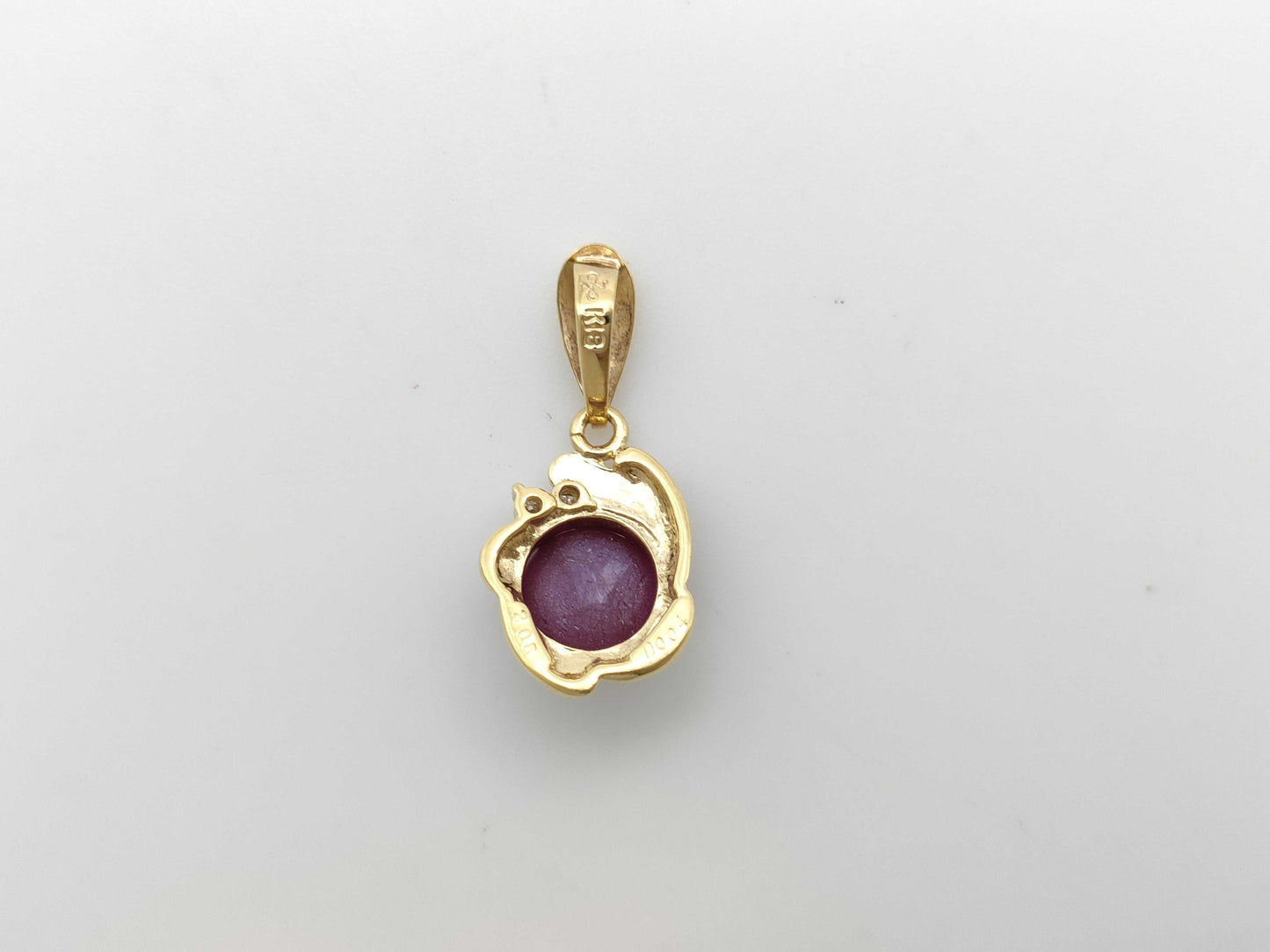 SR 2.06ct D 0.04ct K18 2.0g Pendant Top