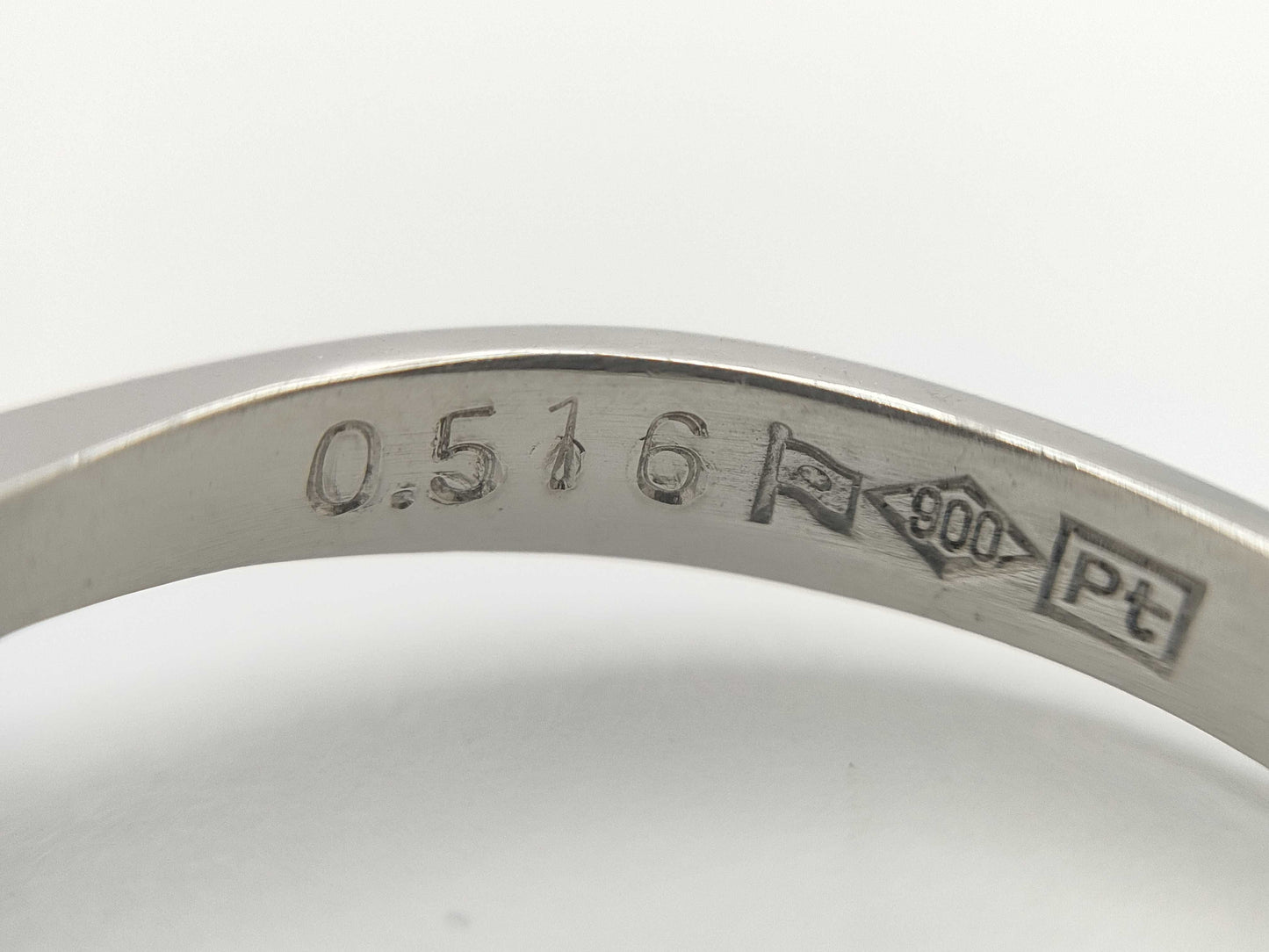 D0.516ct PT900 3.3g Ring