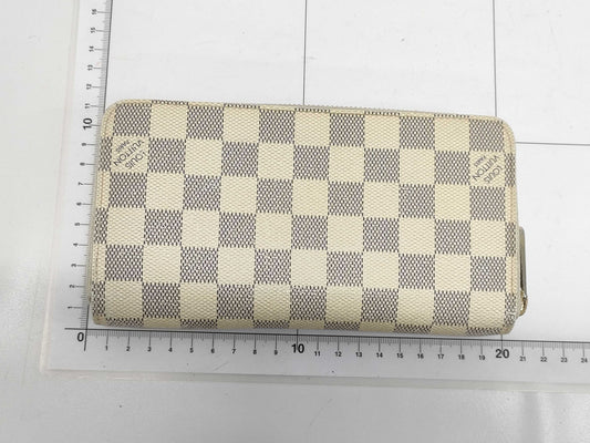 LOUIS VUITTON Damier Azur Zippy Wallet Long Wallet