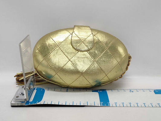 CHANEL Fringe Clutch Bag Clutch Bag