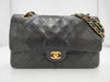 CHANEL Shoulder Bag W Flap Black