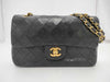 CHANEL Shoulder Bag W Flap Black