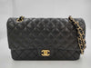 CHANEL Shoulder Bag W Flap Black