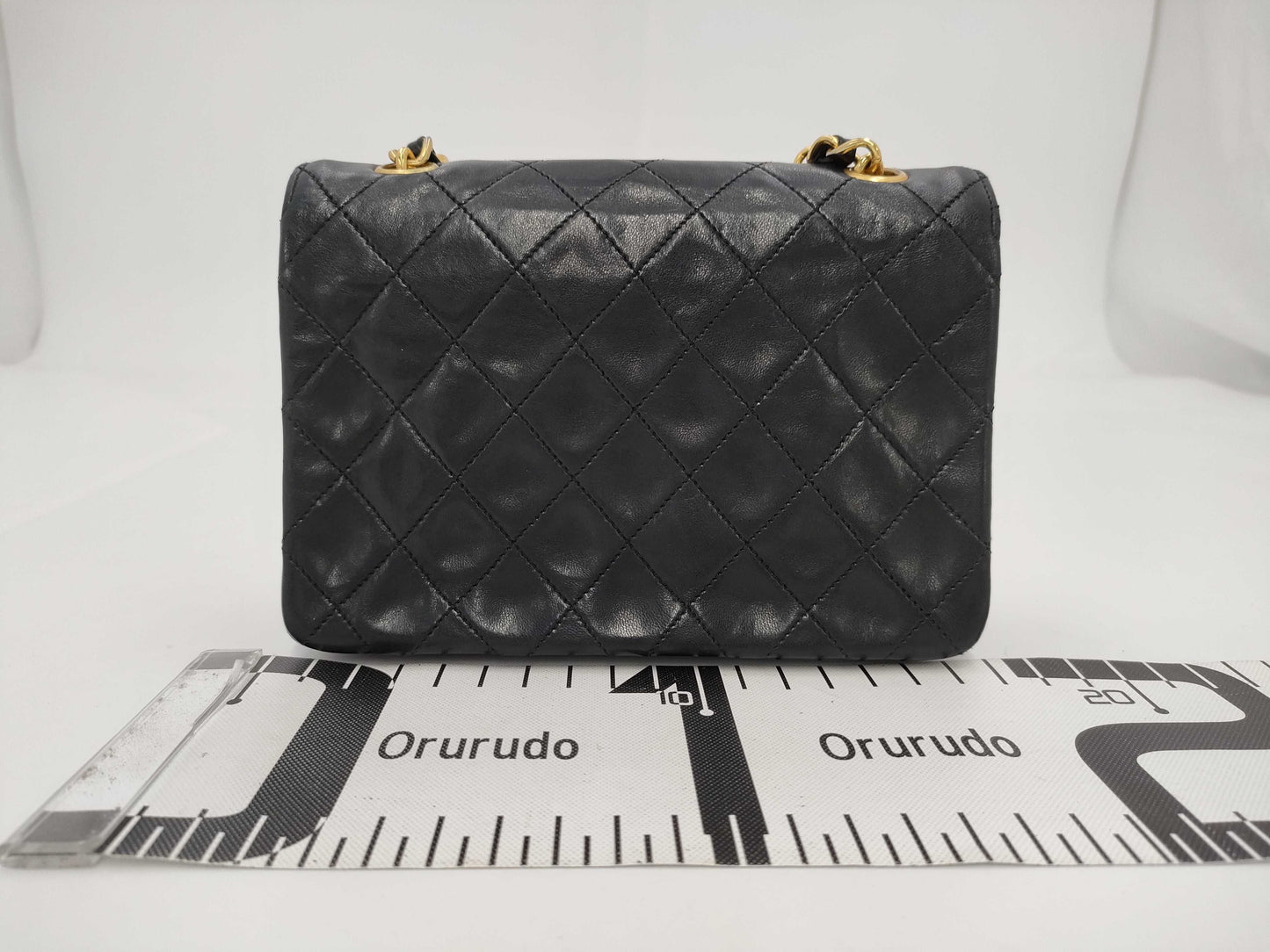 CHANEL Circle Shoulder Bag, Black