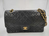 CHANEL Shoulder Bag W Flap Black
