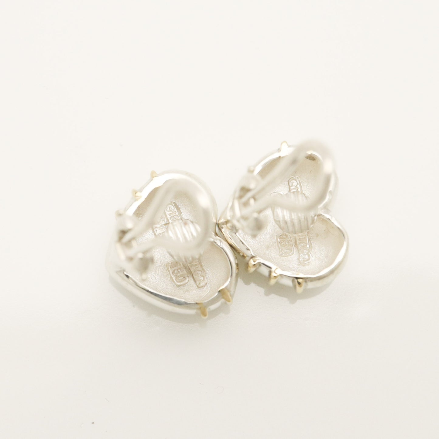 Tiffany & Co. Heart and Arrow Earrings in Sterling Silver , Weight: 6.64g