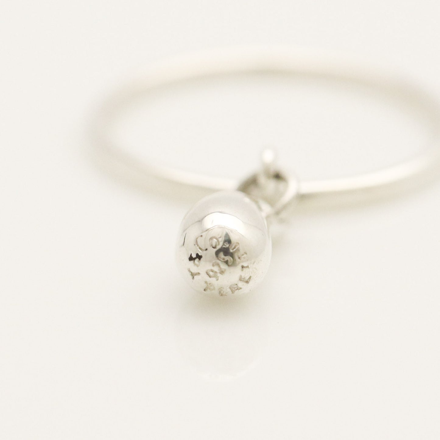 Tiffany & Co. Teardrop Ring, 925 Sterling Silver, 14.5g