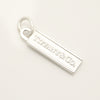 Tiffany & Co. Logo Bar Plate Necklace Pendant in Sterling Silver , Weight: 5.03g