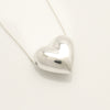 Tiffany & Co. Puff Heart Necklace Pendant, Sterling Silver , Weight: 11.96g