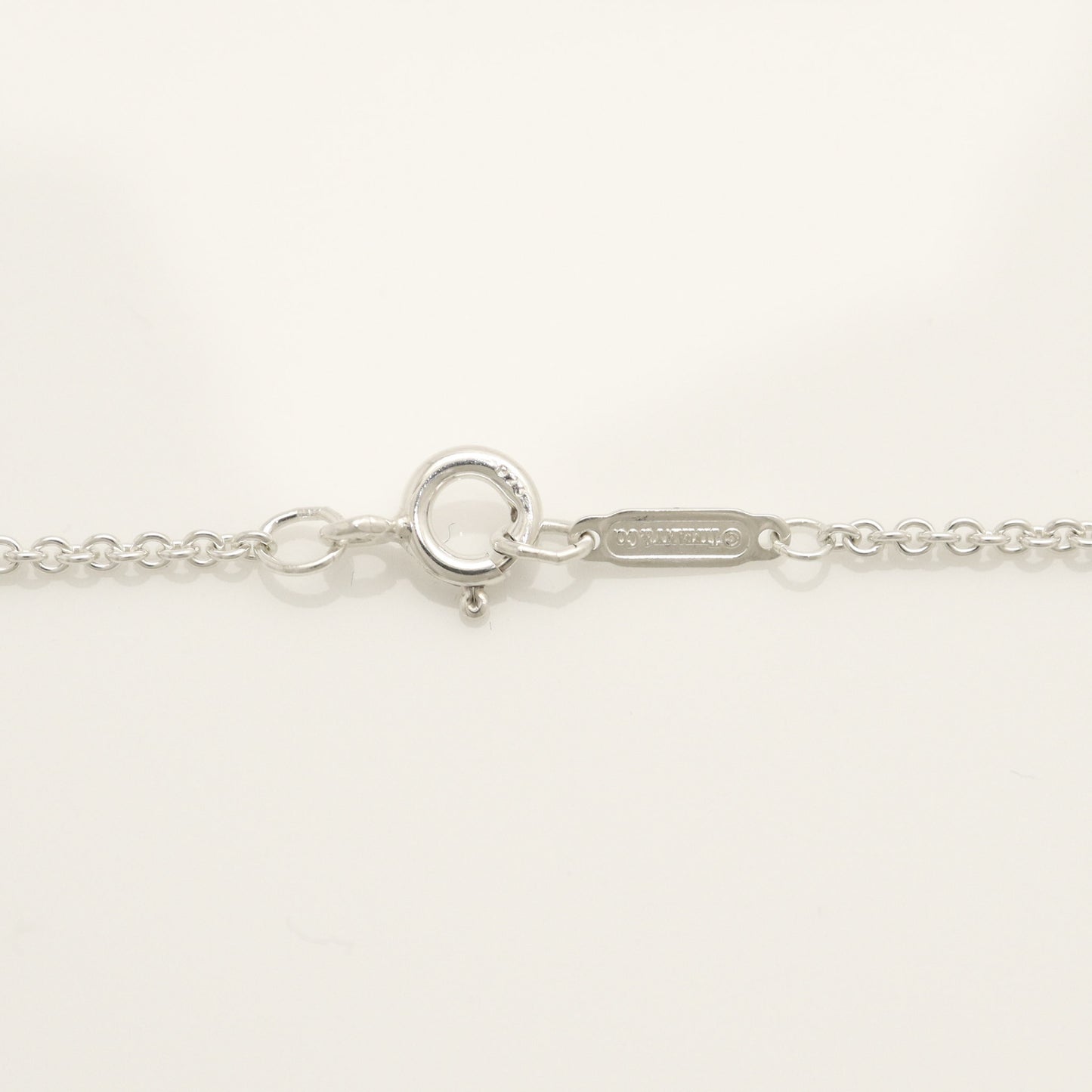 Tiffany & Co. Triple Heart Plate Necklace Pendant in Sterling Silver Weight: 2.58g