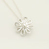 Tiffany & Co. Daisy Flower Necklace Pendant, Silver 925, Weight 3.44g