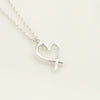 Tiffany & Co. Mini Loving Heart Necklace Pendant, 925 Sterling Silver, Weight 1.57g