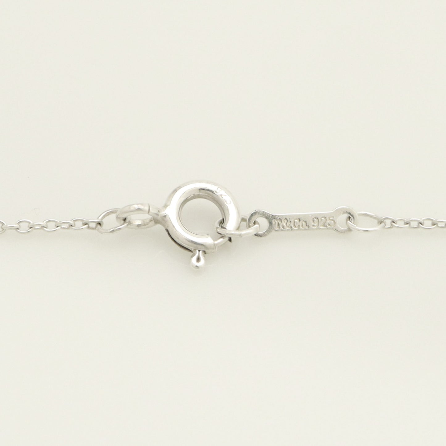 Tiffany & Co. Mini Loving Heart Necklace Pendant, 925 Sterling Silver, Weight 1.57g