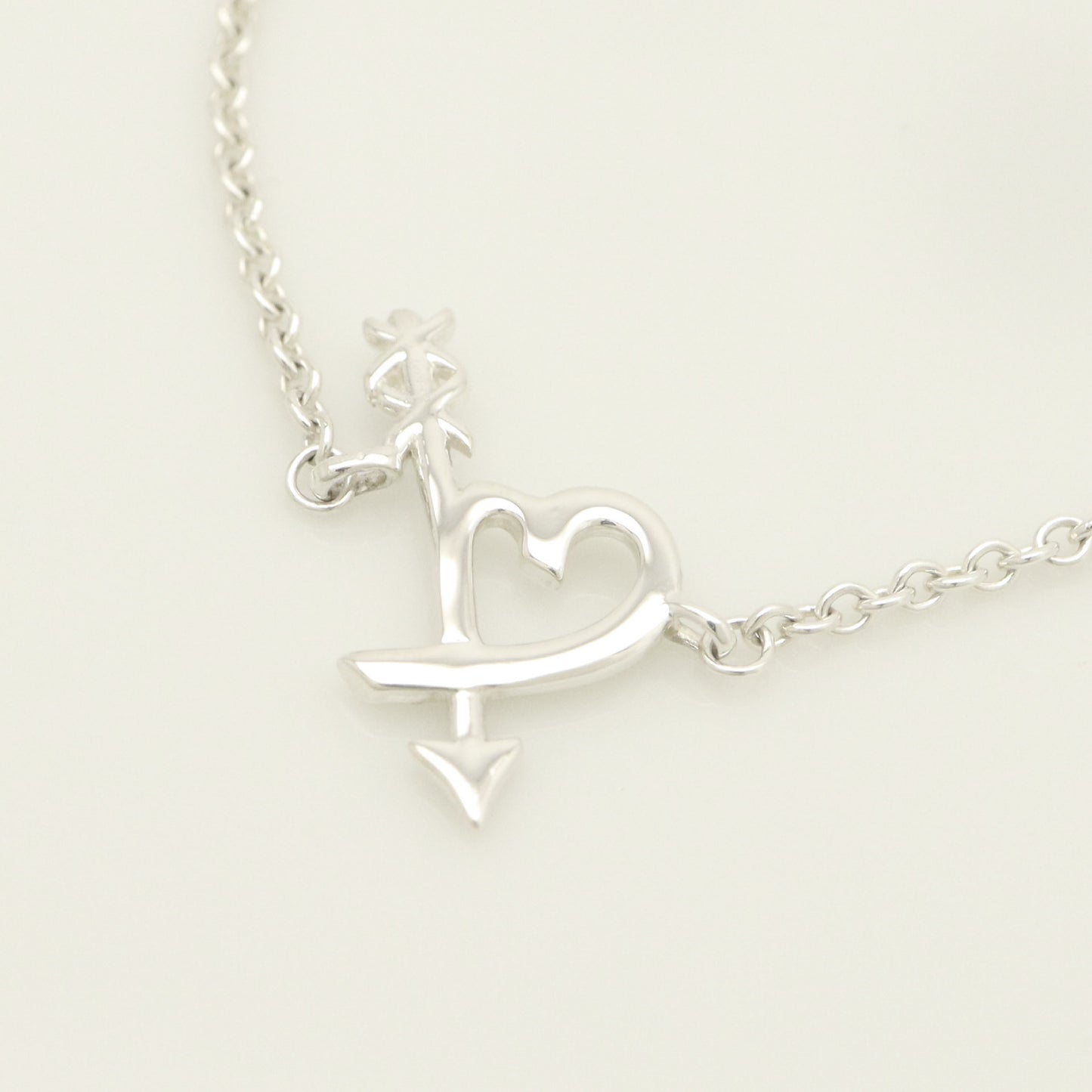 Tiffany & Co. TIFFANY & Co. Loving Heart Arrow Paloma Picasso Bracelet, 925 Sterling Silver, Weight 1.38g