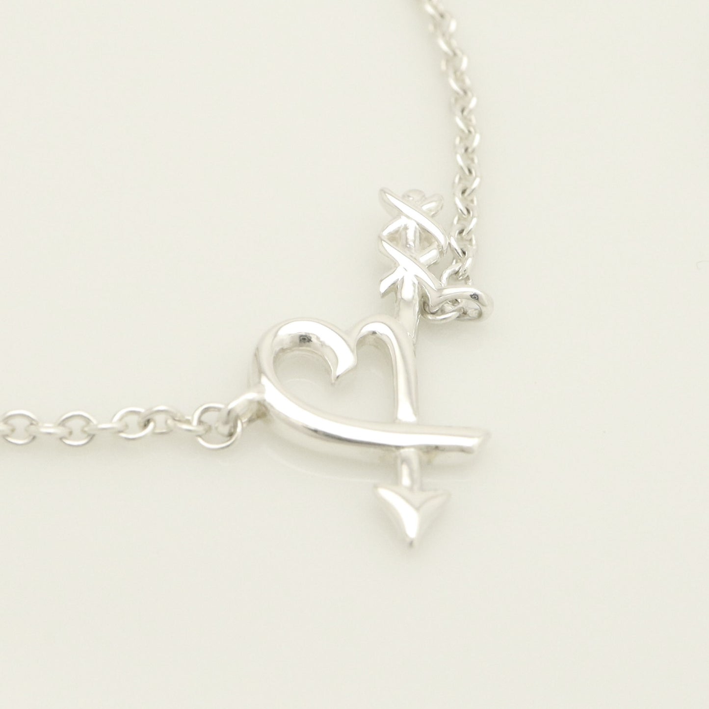Tiffany & Co. TIFFANY & Co. Loving Heart Arrow Paloma Picasso Bracelet, 925 Sterling Silver, Weight 1.38g