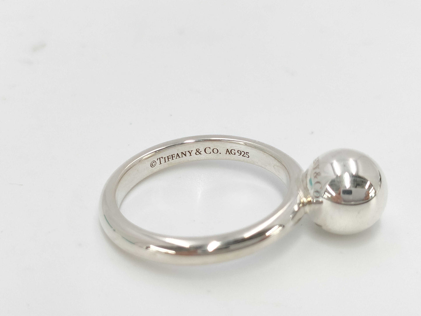 Tiffany & Co. Tiffany HardWear Ball Ring, 925, 2.7g, Silver, Size 7