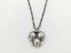 Georg Jensen 1994 Year Pendant Necklace Heritage Collection Ag925 Silver