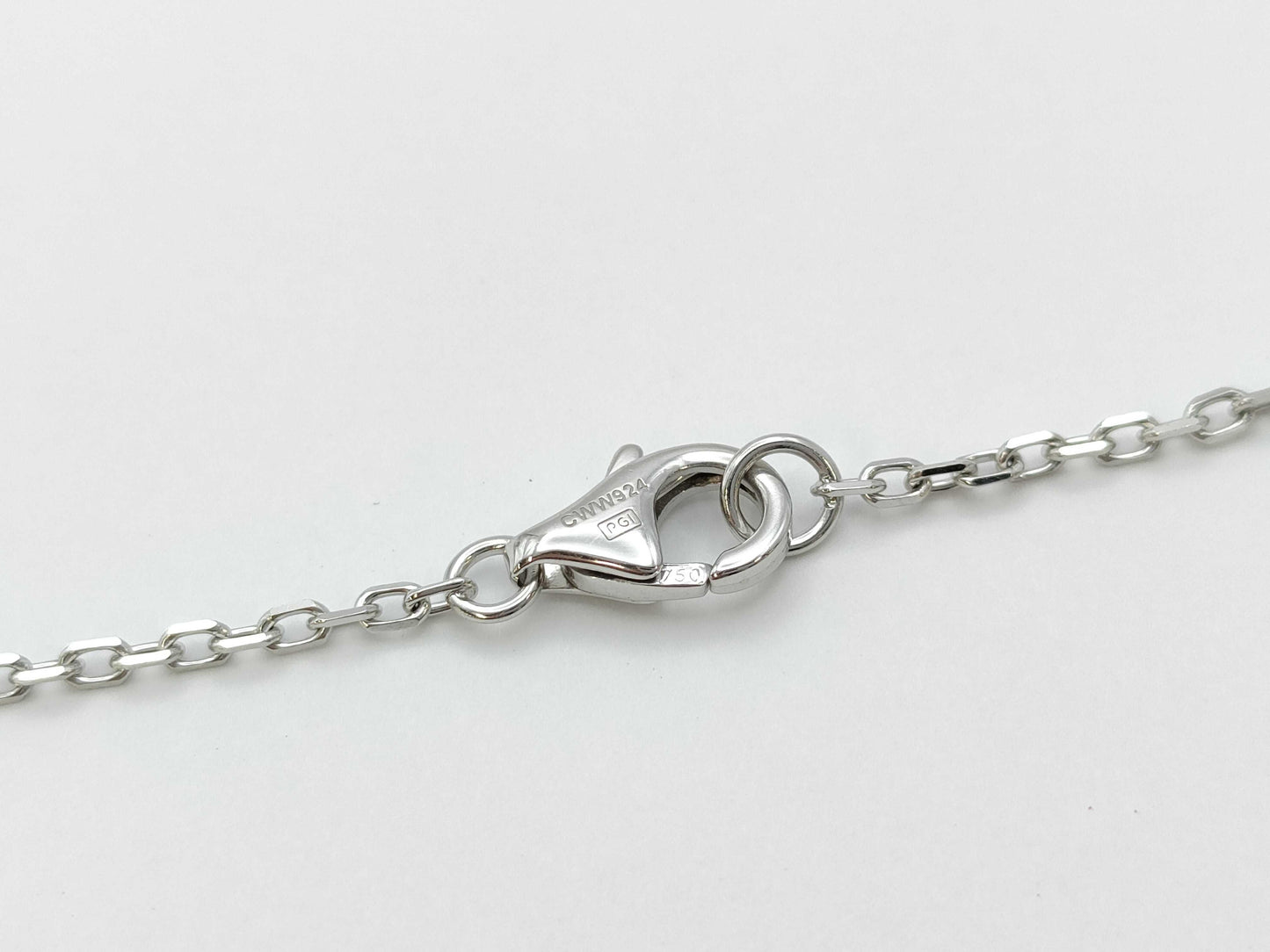 Cartier Love Circle Diamond Necklace in WG Au750, 6.1g