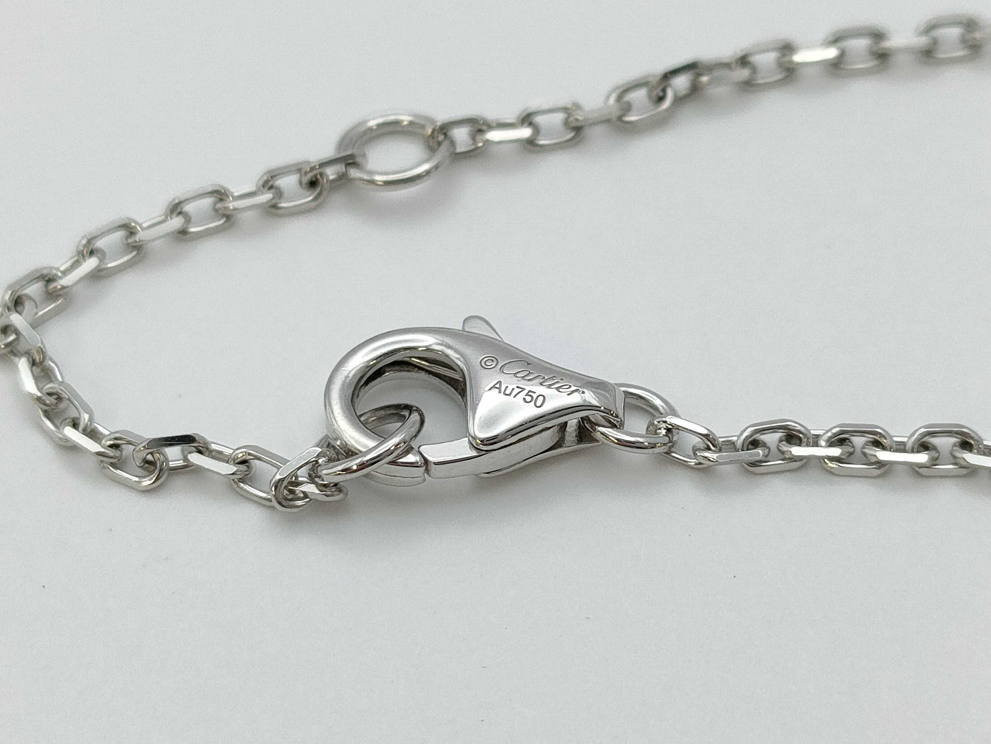 Cartier Love Circle Diamond Necklace in WG Au750, 6.1g