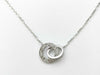 Cartier Love Circle Diamond Necklace in WG Au750, 6.1g
