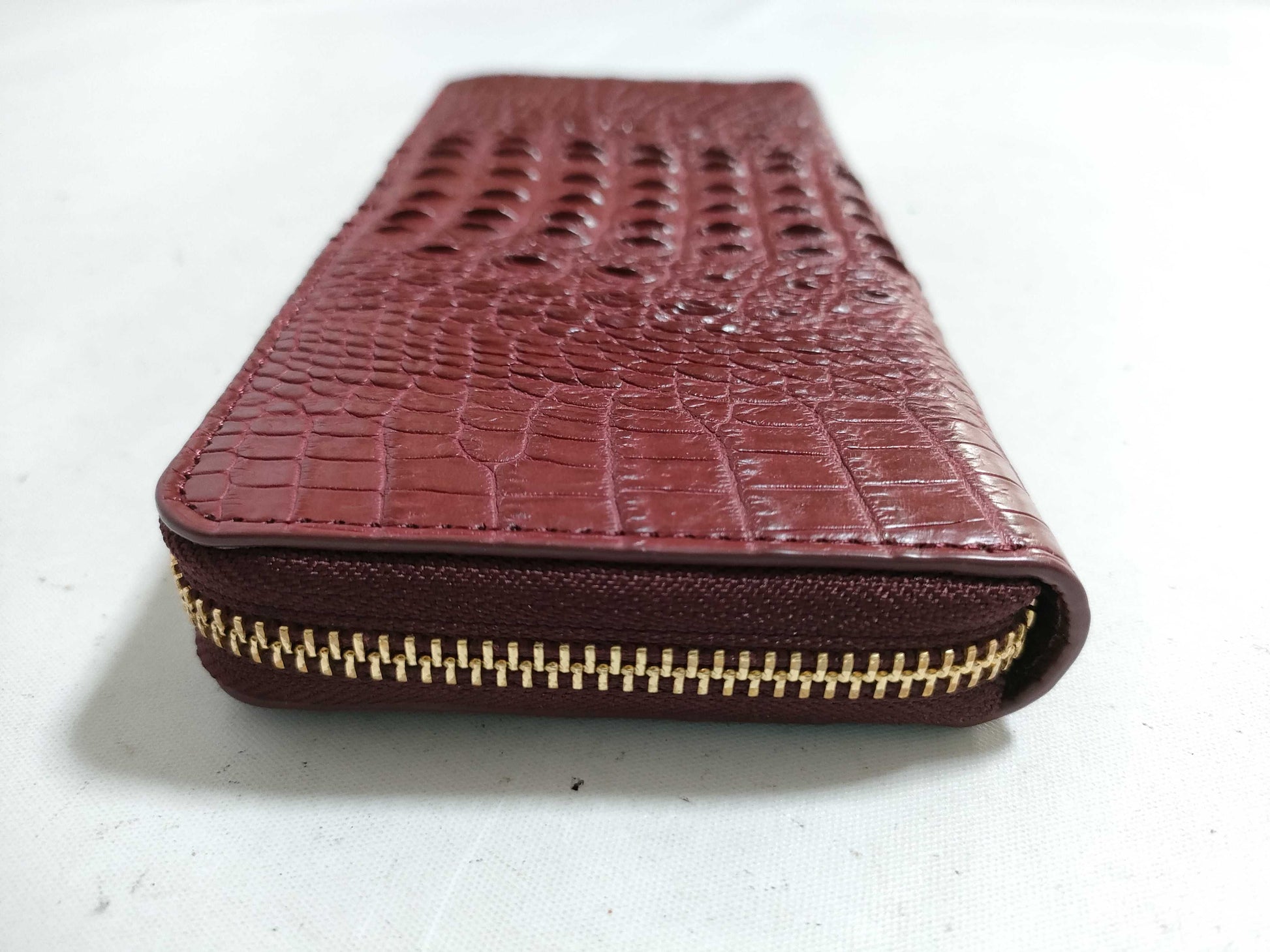 Crocodile leather wallet