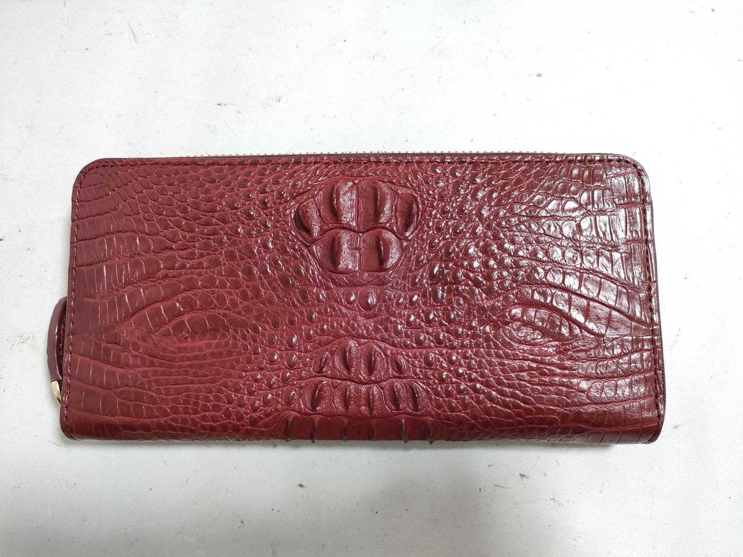 Crocodile leather wallet