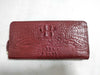 Crocodile leather wallet