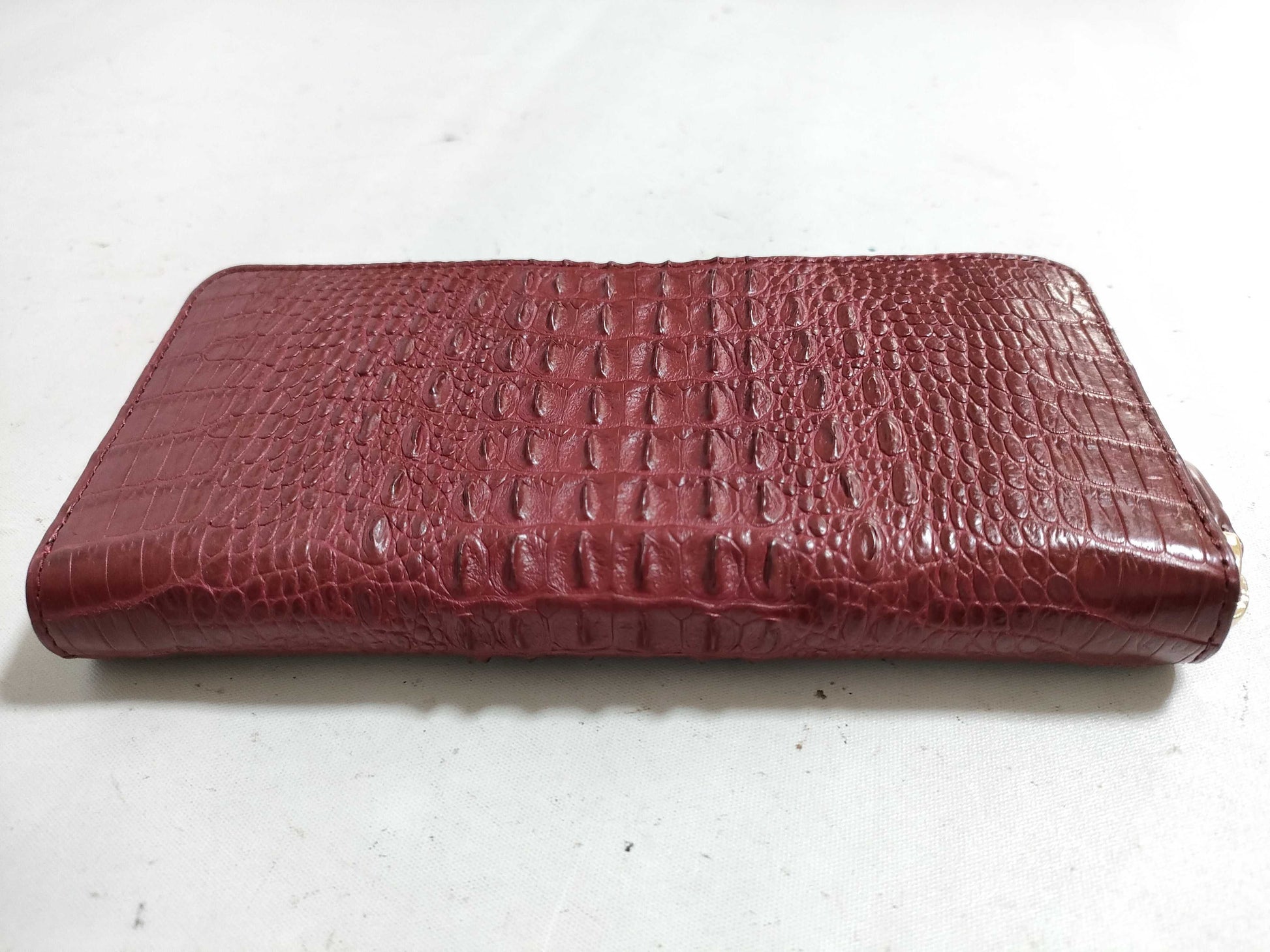 Crocodile leather wallet
