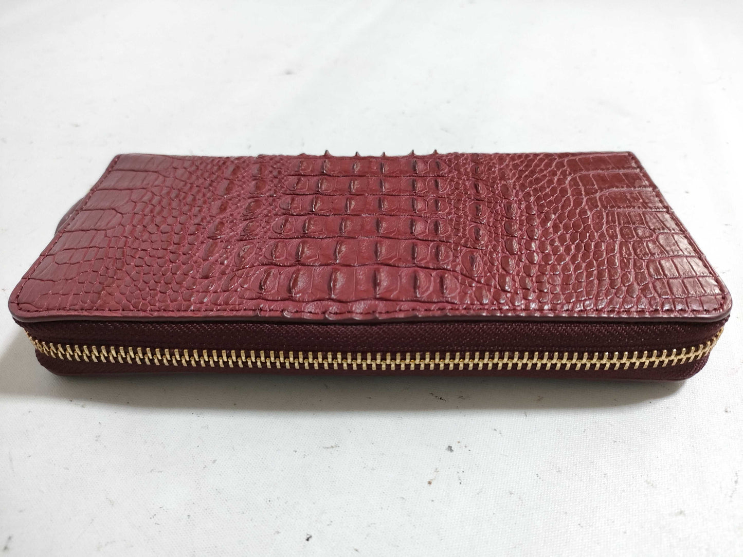 Crocodile leather wallet