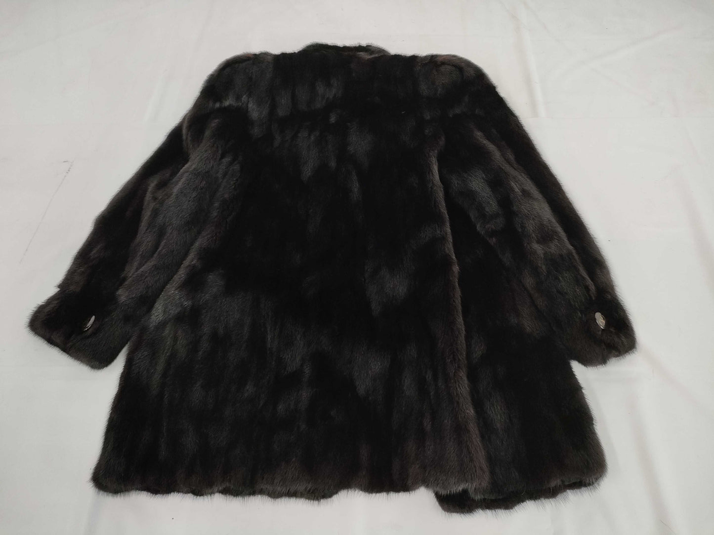 VALENTINO Valentino fur coat, long, fully lined with logo, American Fur Award mink, size F