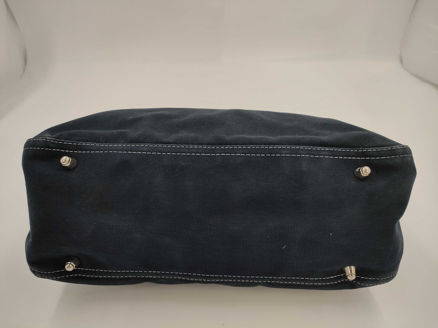 FENDI FF hardware denim handbag