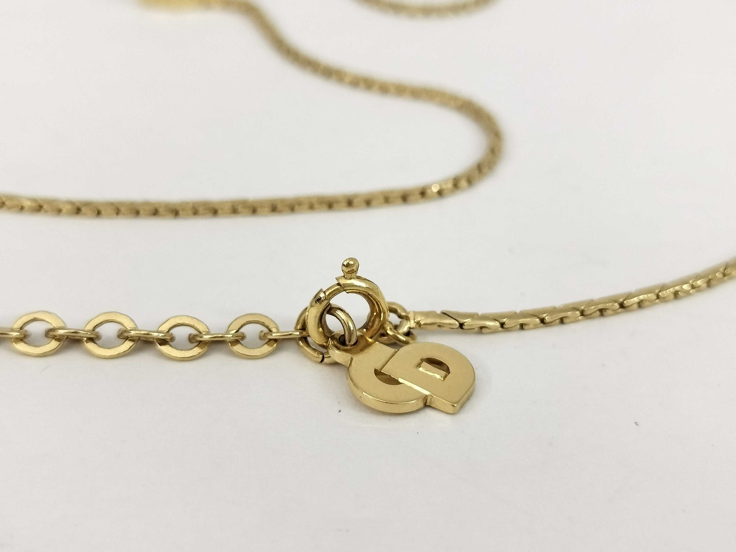 Dior Gold Rhinestone Necklace