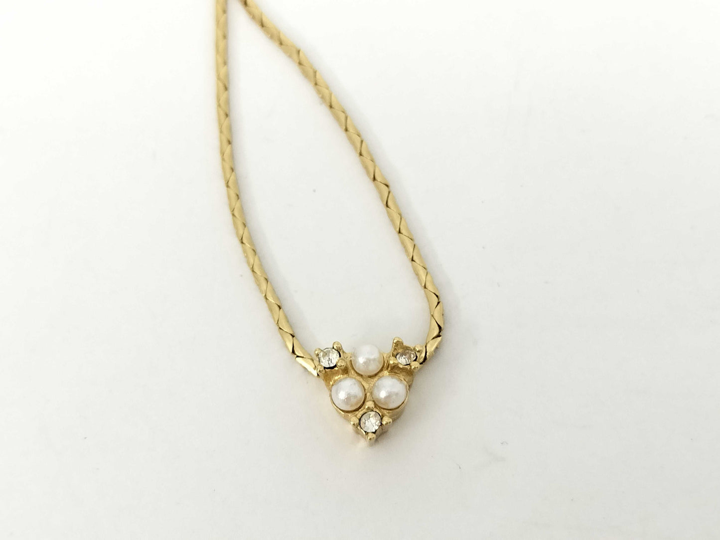 Dior Gold Rhinestone Necklace