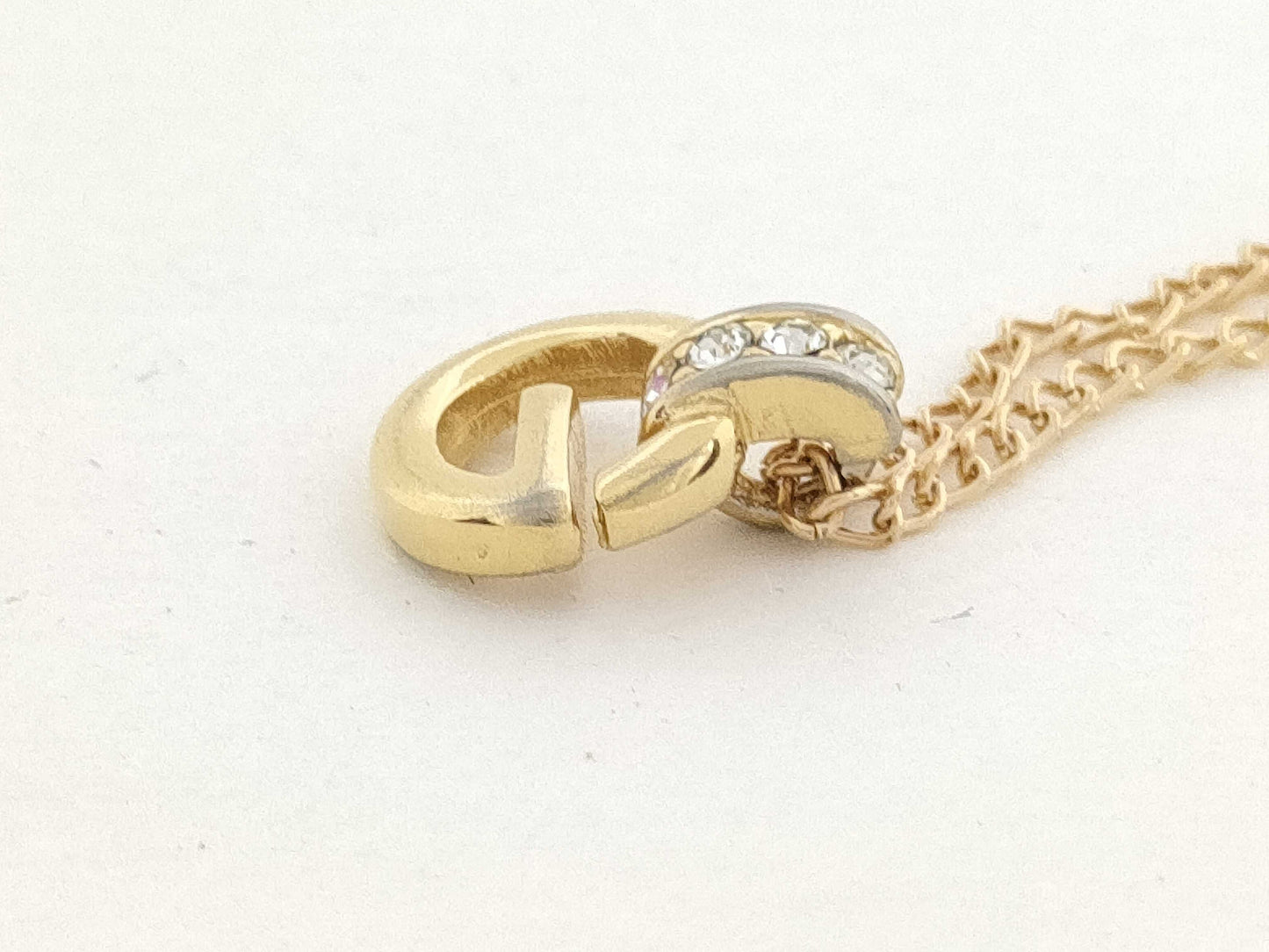 GIVENCHY Rhinestone Gold 3.9g Necklace