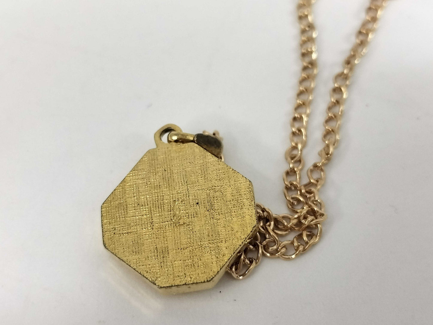 Yves Saint Laurent Yves Saint Laurent Gold Necklace with Non-Original Chain