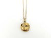 Yves Saint Laurent Yves Saint Laurent Gold Rhinestone Necklace with Non-Original Chain