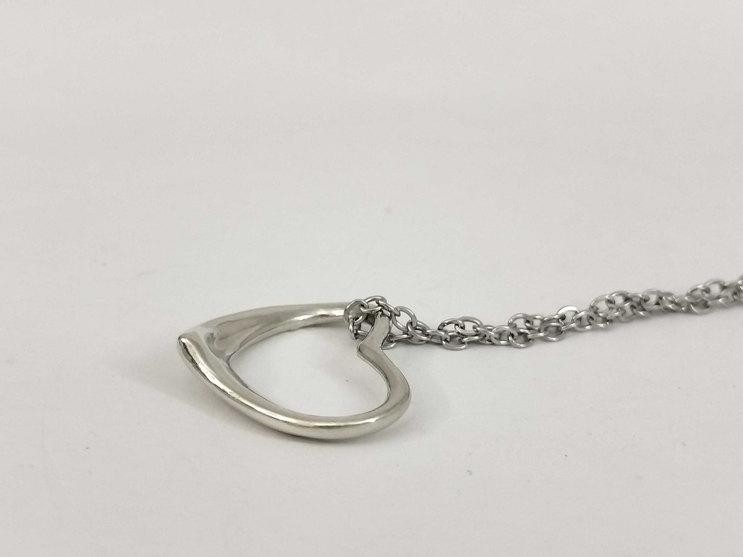 Tiffany & Co. Tiffany & Co. Open Heart Tiffany Necklace Open Heart 925 Non-Original Chain Necklace
