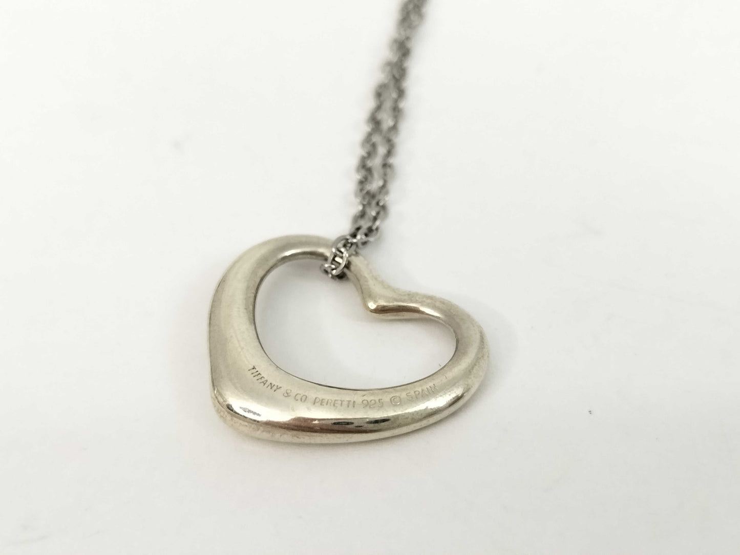 Tiffany & Co. Tiffany & Co. Open Heart Tiffany Necklace Open Heart 925 Non-Original Chain Necklace