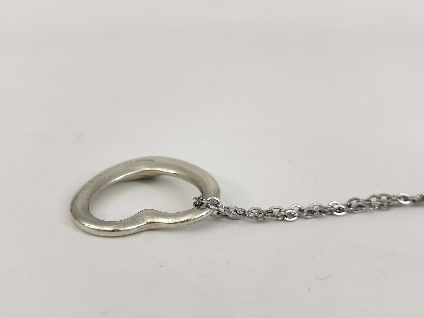 Tiffany & Co. Tiffany & Co. Open Heart Tiffany Necklace Open Heart 925 Non-Original Chain Necklace