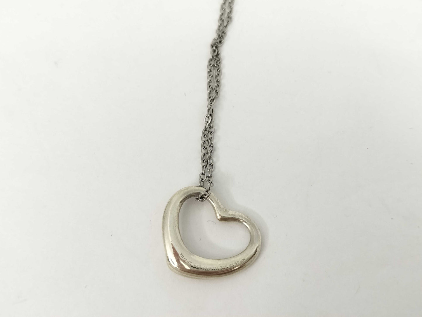 Tiffany & Co. Tiffany & Co. Open Heart Tiffany Necklace Open Heart 925 Non-Original Chain Necklace
