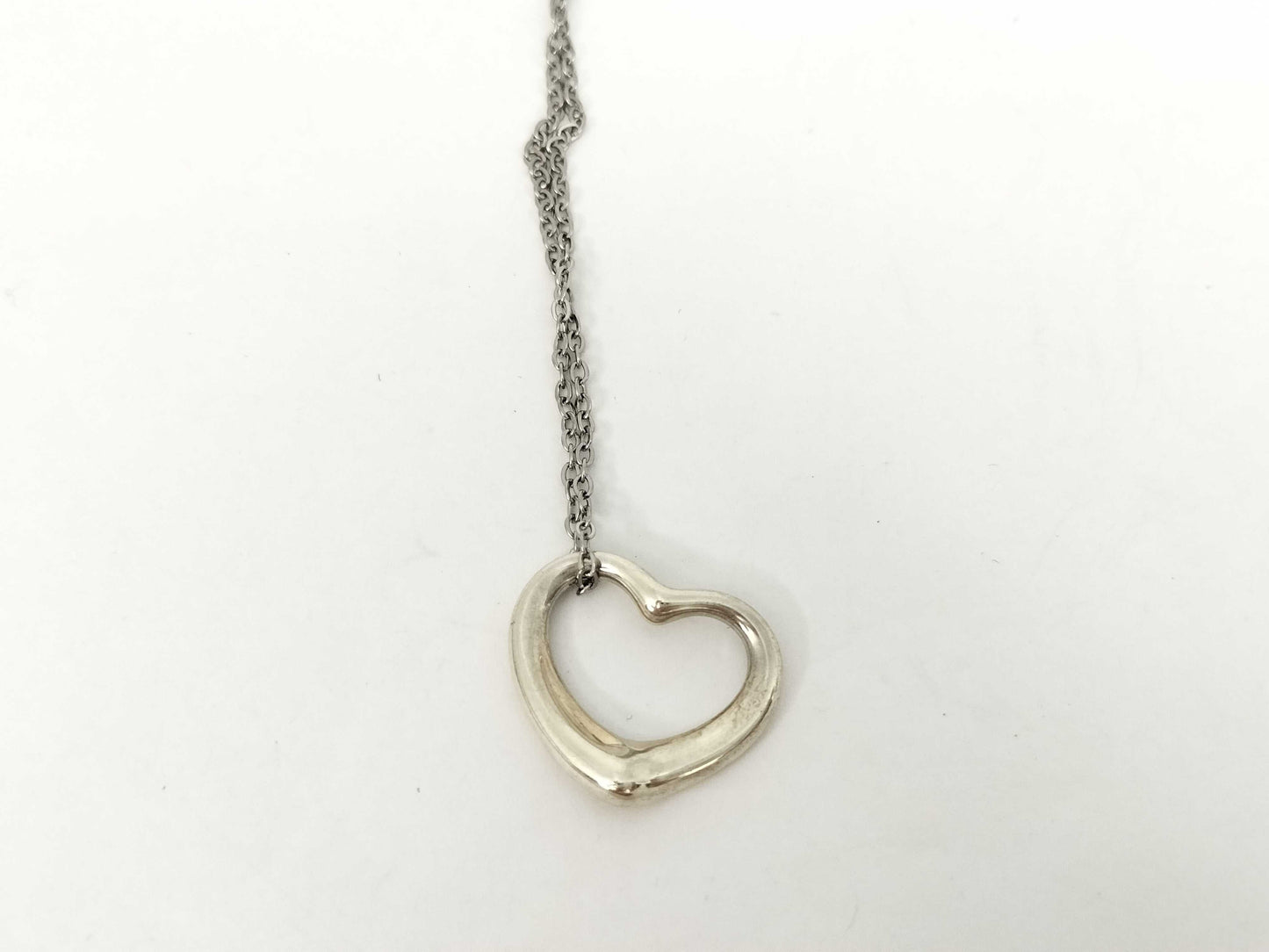 Tiffany & Co. Tiffany & Co. Open Heart Tiffany Necklace Open Heart 925 Non-Original Chain Necklace