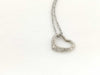 Tiffany & Co. Open Heart Silver Necklace, 2.7g