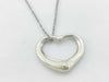 Tiffany & Co. Tiffany Necklace Open Heart 925 Non-Original Chain Necklace
